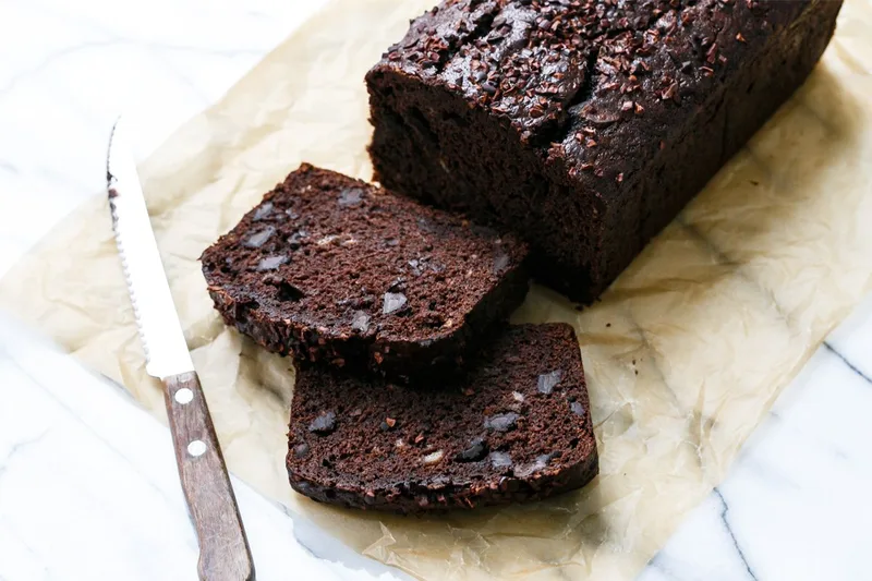 Double chocolate banana bread photo